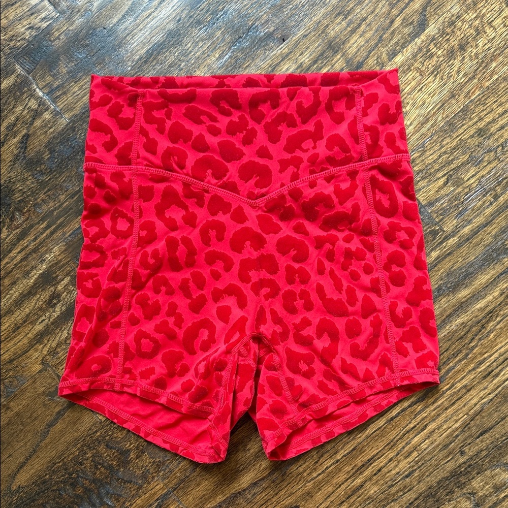 Balance athletica smocked leopard shorts